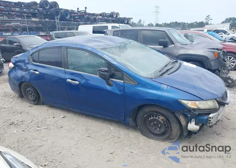 2013 Honda Civic Lx из США, поврежденный, VIN 19XFB2F51DE095698